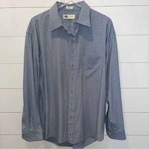 Onward Reserve Blast Performance Classic Fit Twill Shirt Mens Size Large